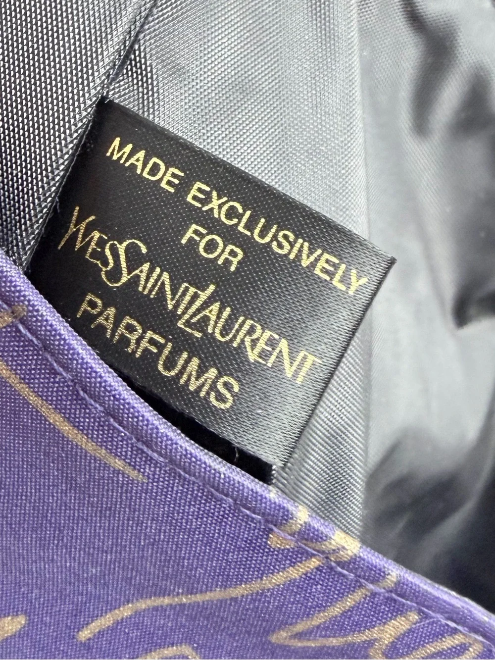 Yves Saint Laurent YSL Parfums Clutch Makeup Bag